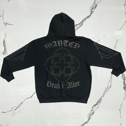 Urban Utility Wanted Black Brown Hoodie - Urban Utility