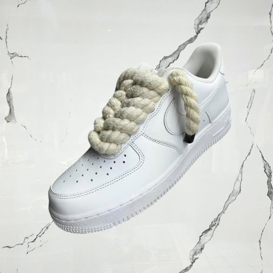 Air Force 1 Rope White Beige (Custom)