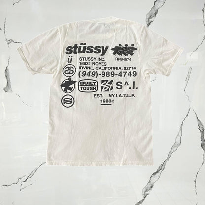 Stussy Dna Pig Dyed Natural T-shirt - Urban Utility