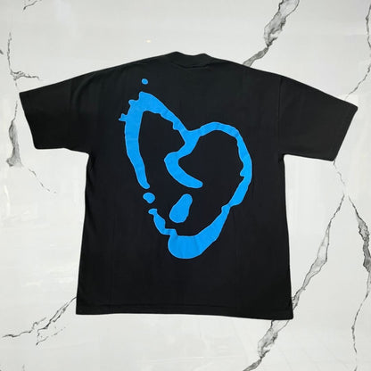 Revenge Gradient Lightning Black Blue Heartbreak T-shirt - Urban Utility