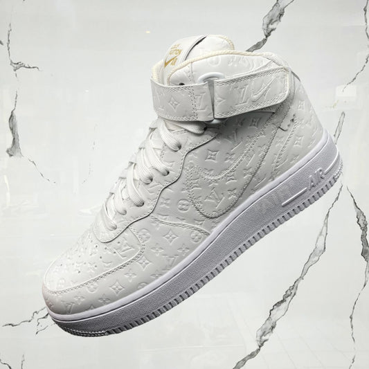 Louis Vuitton Air Force 1 Mid By Virgil Abloh White