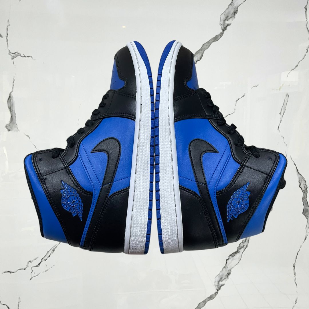 Jordan 1 Mid	Black Royal Blue (De Uso)