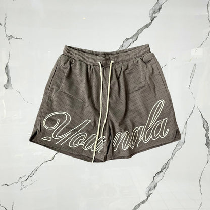 YoungLA Championship Brown Short - Urban Utility