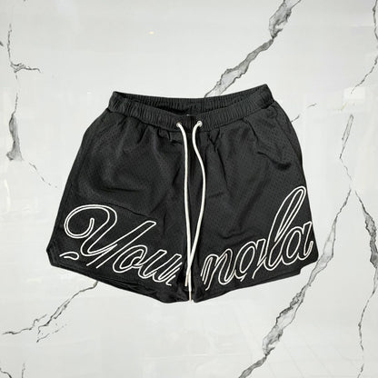 YoungLA Championship Black Short - Urban Utility