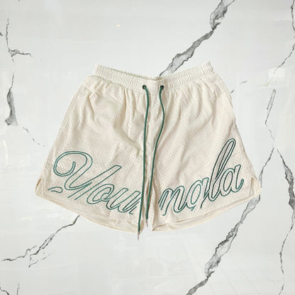 YoungLA Championship Off White Short - Urban Utility