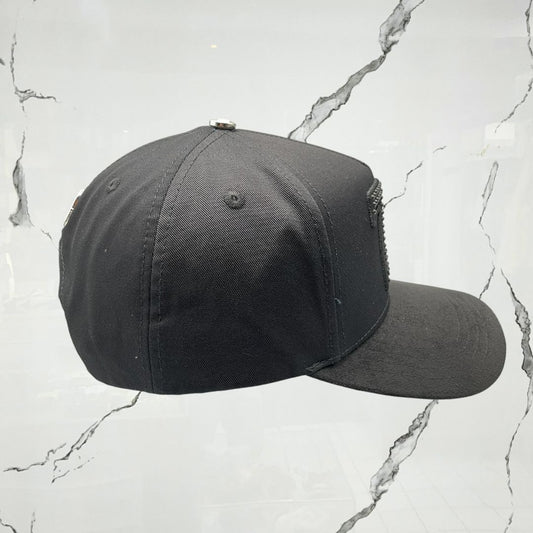 Barbas Hats 77 Crystals Black Cap