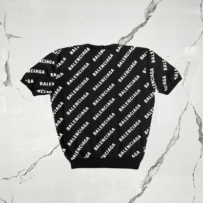 Balenciaga Black Monogram T-shirt - Urban Utility
