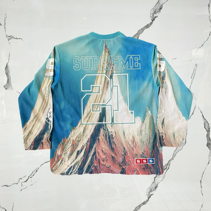 Supreme Mountain Blue Hockey Jersey - Urban Utility