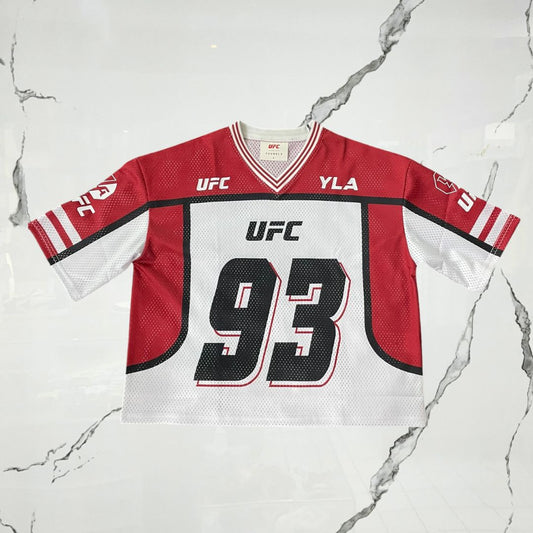 YoungLA UFC Red White Jersey