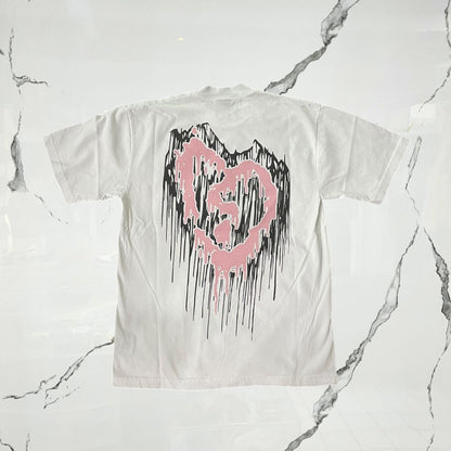 Revenge White Pink Black T-shirt - Urban Utility