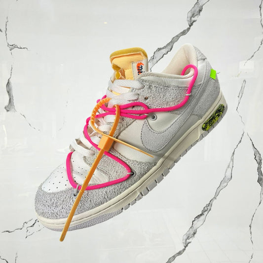 Dunk Low Off-White Lot 17 (De Uso)