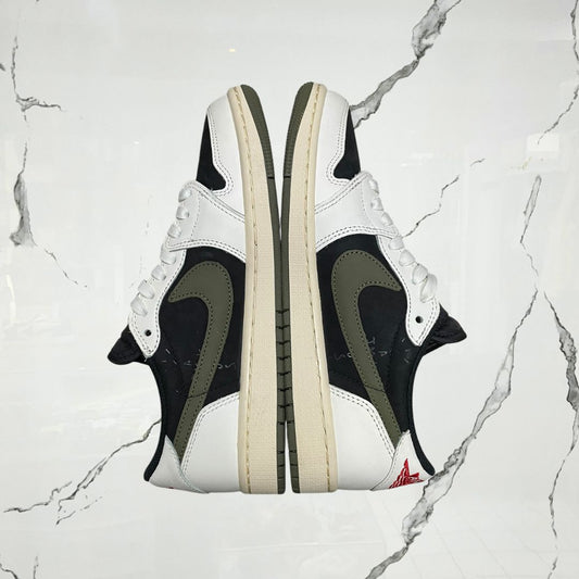 Jordan 1 Low OG Travis Scott Olive (w) (De Uso)