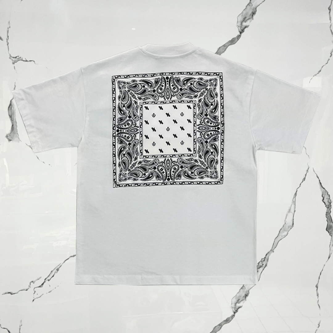 Urban Utility Bandana White Black T-Shirt