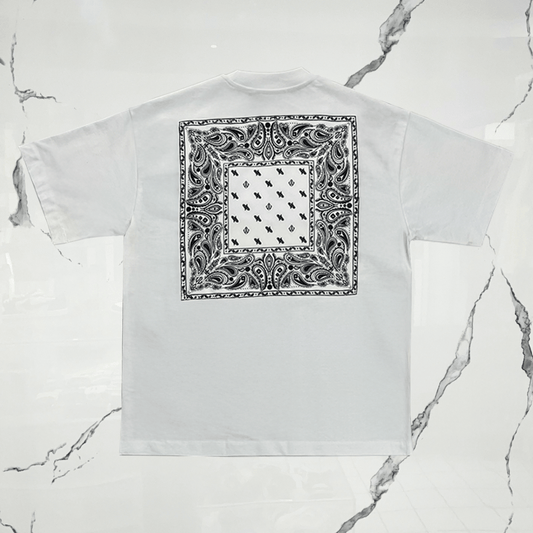 Urban Utility Bandana White Black T-Shirt
