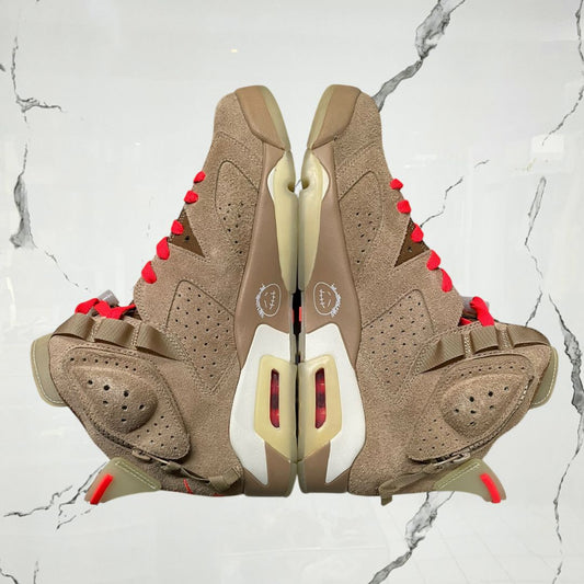 Jordan 6 Travis Scott British Khaki (De Uso)
