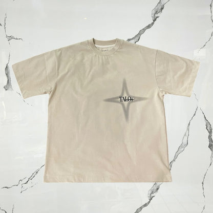 Talo Effortless Elegance Beige T-shirt - Urban Utility