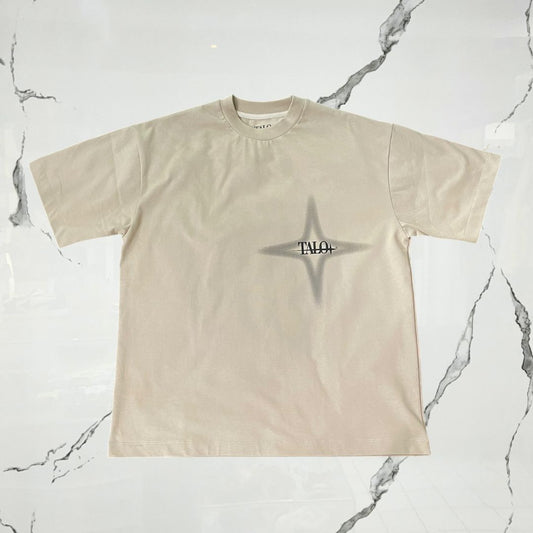 Talo	 Effortless Elegance Beige T-shirt