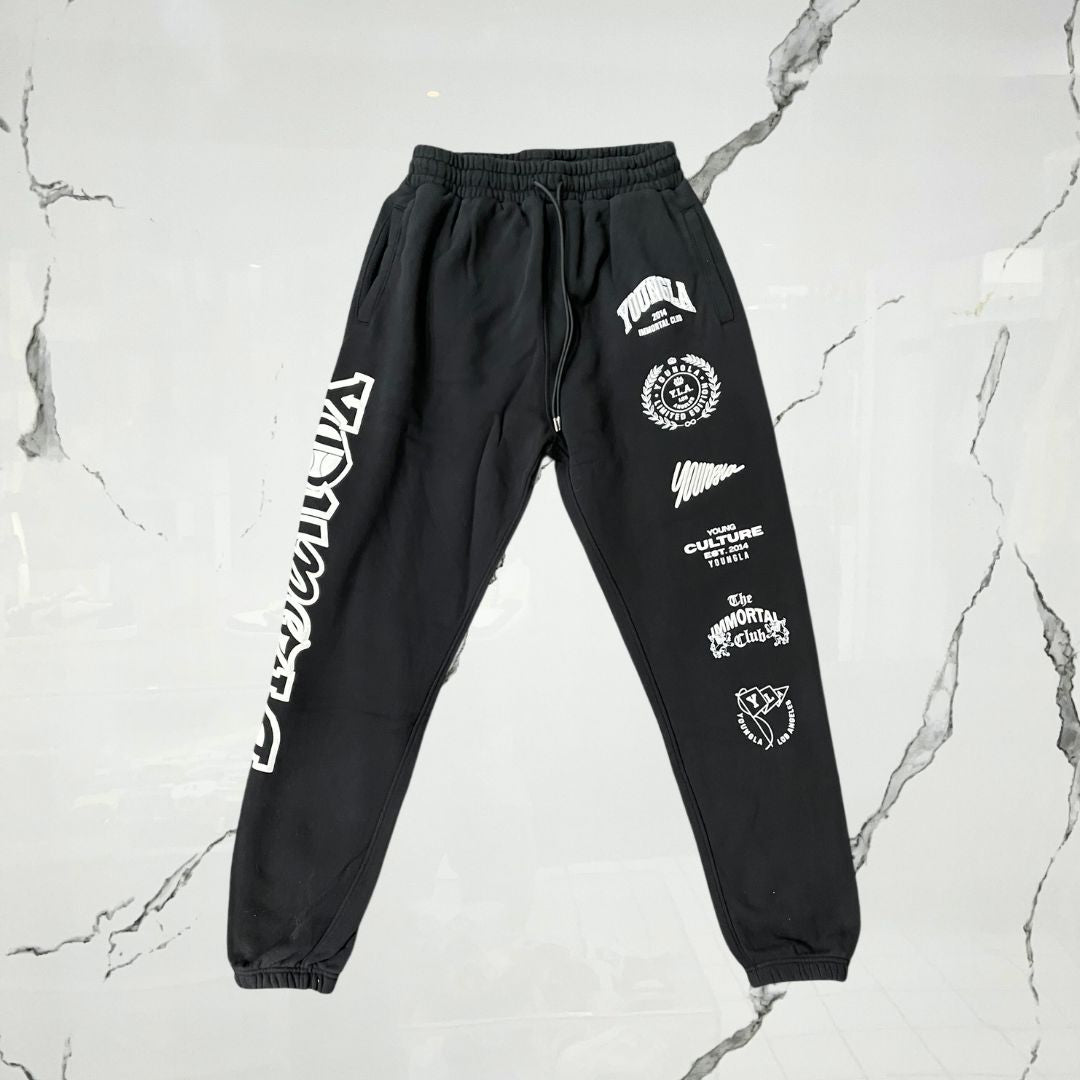 YoungLA Inmortal Killer Jogger Black Plants - Urban Utility