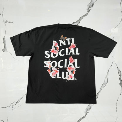 Anti Social Social Club Kkoch Cherry Black T-shirt - Urban Utility