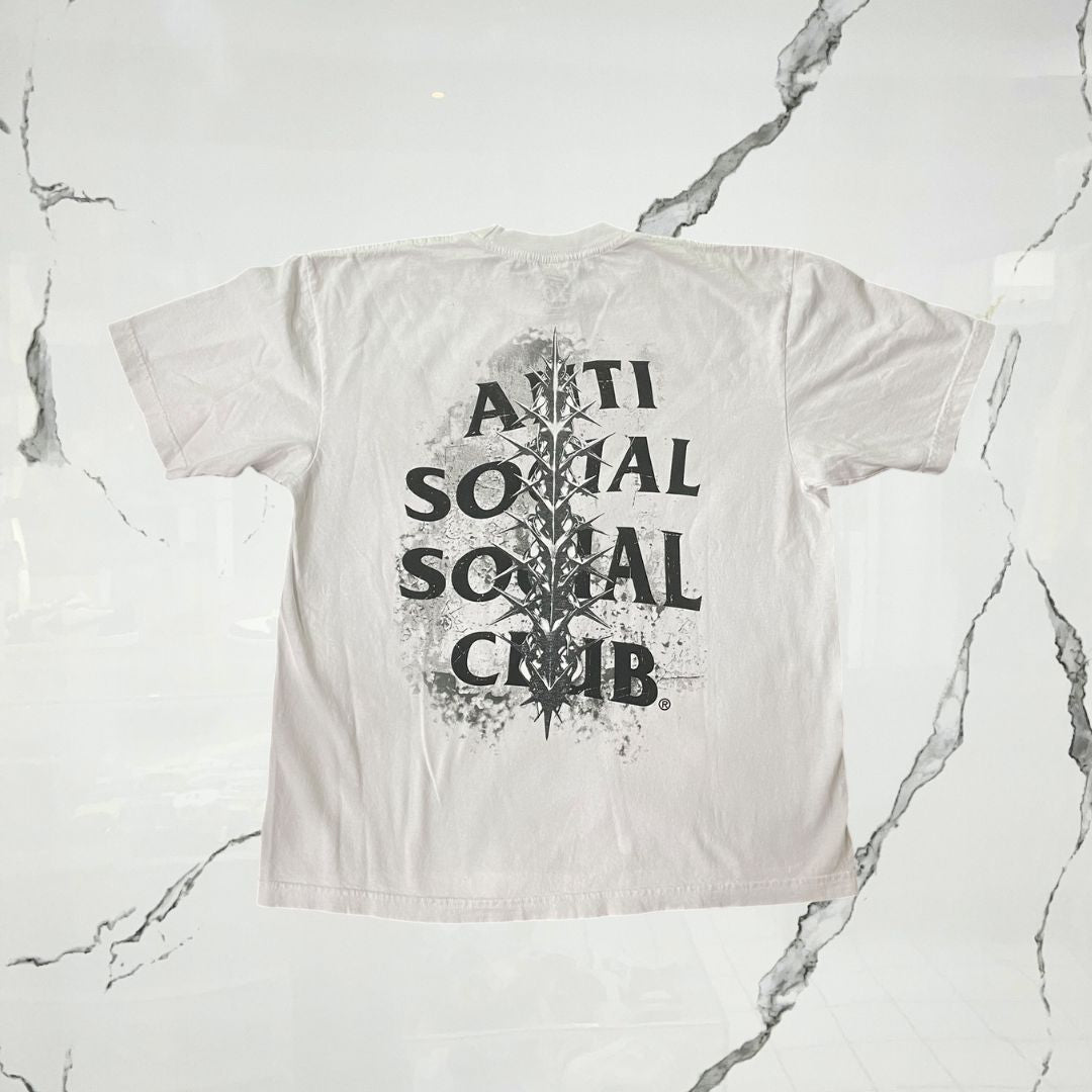 Anti Social Social Club Anguish White T-shirt - Urban Utility