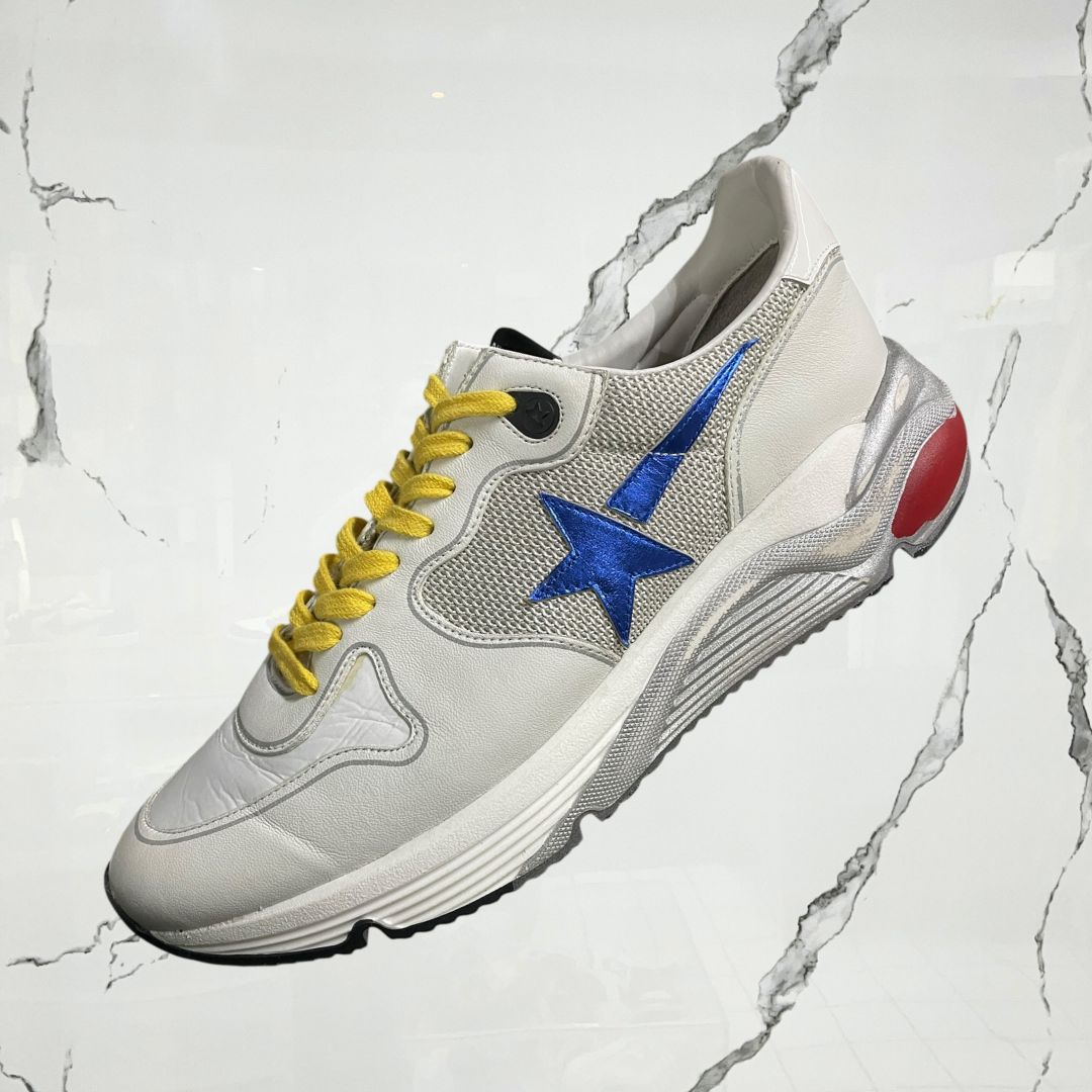 Goolden Goose Running Sole White Bluette - Urban Utility