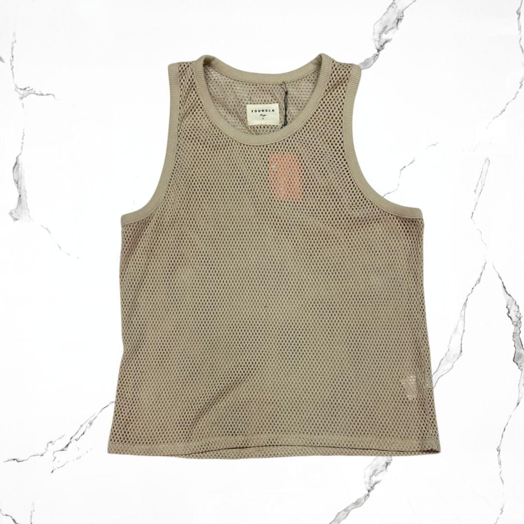 YoungLA Cotton Mesh Tan Tank - Urban Utility