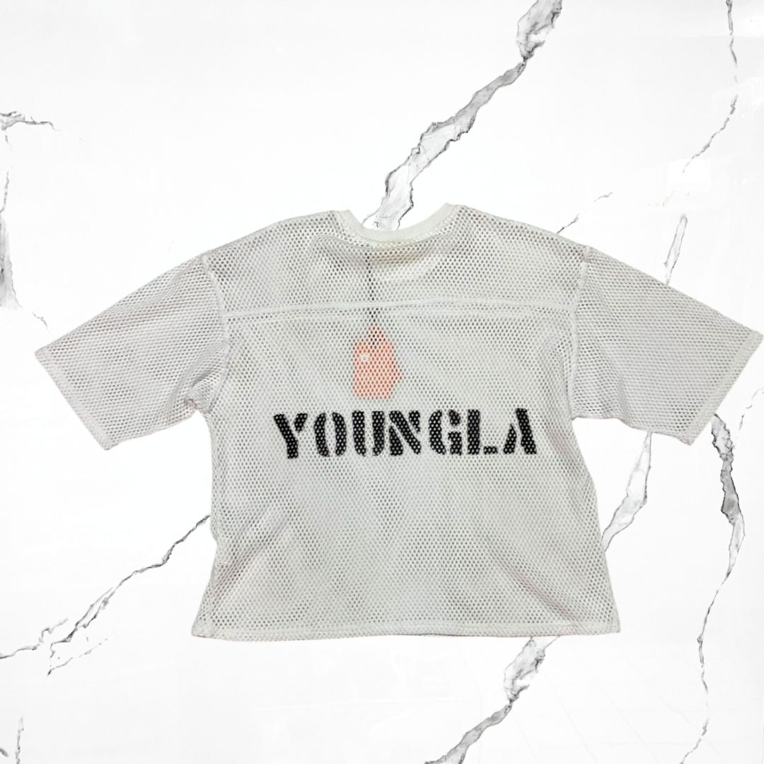 YoungLA Cotton Mesh White T-shirt - Urban Utility