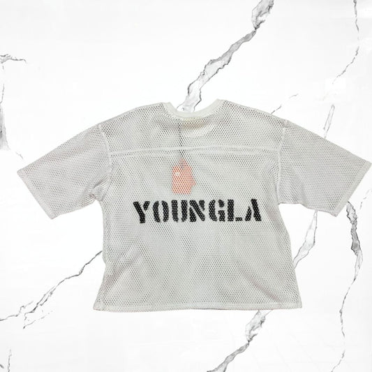 YoungLA Cotton Mesh White T-shirt - Urban Utility