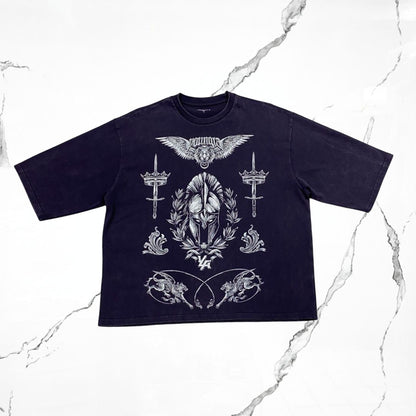 YoungLA Royal Knight Purple Wash T-shirt - Urban Utility