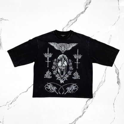 YoungLA Royal Knight Black Wash T-shirt - Urban Utility