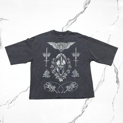 YoungLA Royal Knight Grey Wash T-shirt - Urban Utility