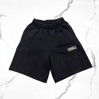 YoungLA Heritage Black Wash Baggy Short - Urban Utility