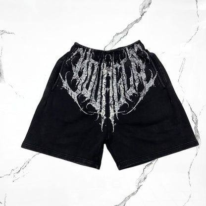 YoungLA Dark Wave Black Wash Short - Urban Utility