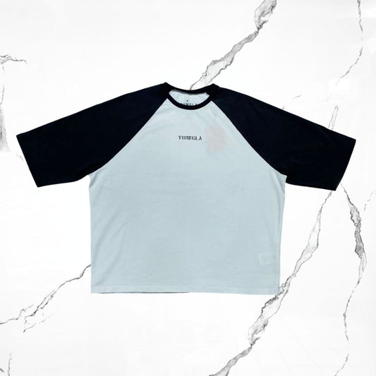 YoungLA Oversized Baseball White Black T-shirt - Urban Utility