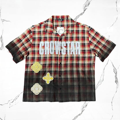 CrowStar Patches Flannel T-shirt - Urban Utility