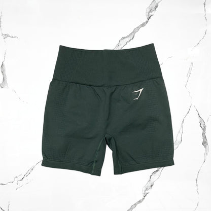 Gymshark Vital Seamless 2.0 Woodland Green Marl Shorts - Urban Utility