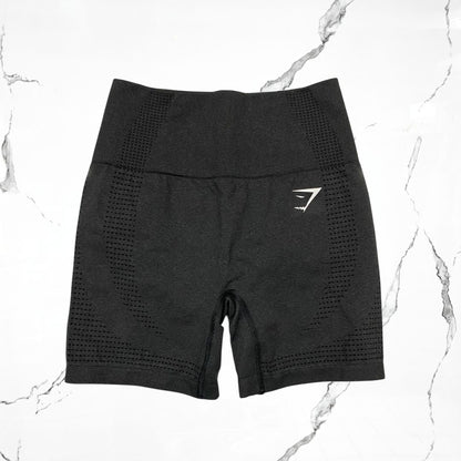 Gymshark Vital Seamless 2.0 Black Marl Shorts - Urban Utility
