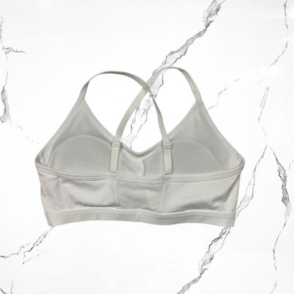 Gymshark Ruched White Sports Bra - Urban Utility