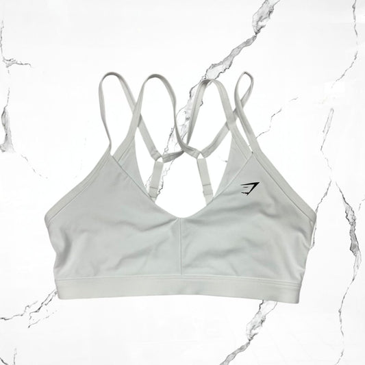 Gymshark Double Up White Sports Bra - Urban Utility