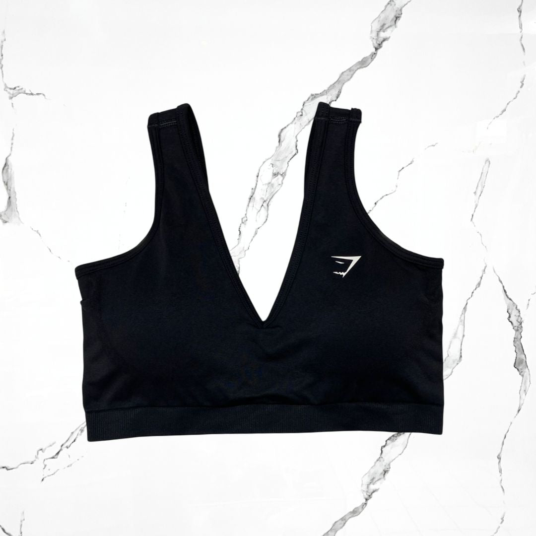Gymshark Everyday Seamless Black Sports Bra - Urban Utility