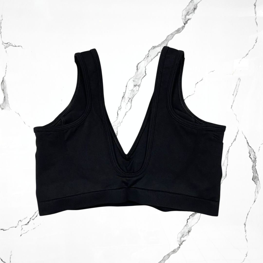 Gymshark Everyday Seamless Black Sports Bra - Urban Utility