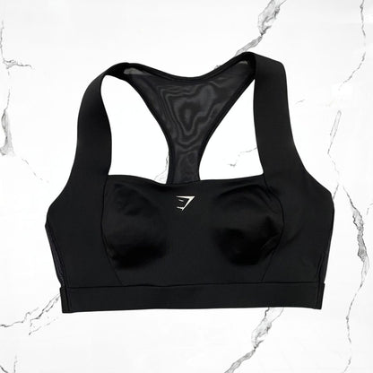 Gymshark Square Neck Black Sports Bra - Urban Utility