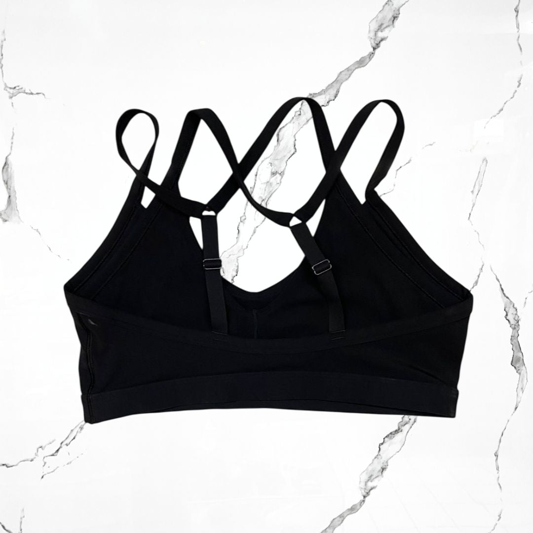 Gymshark Double Up Black Sports Bra - Urban Utility