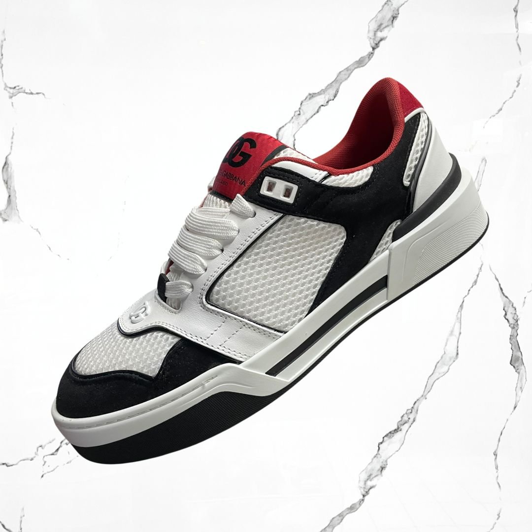 Dolce Gabbana Trainer White Black Red - Urban Utility