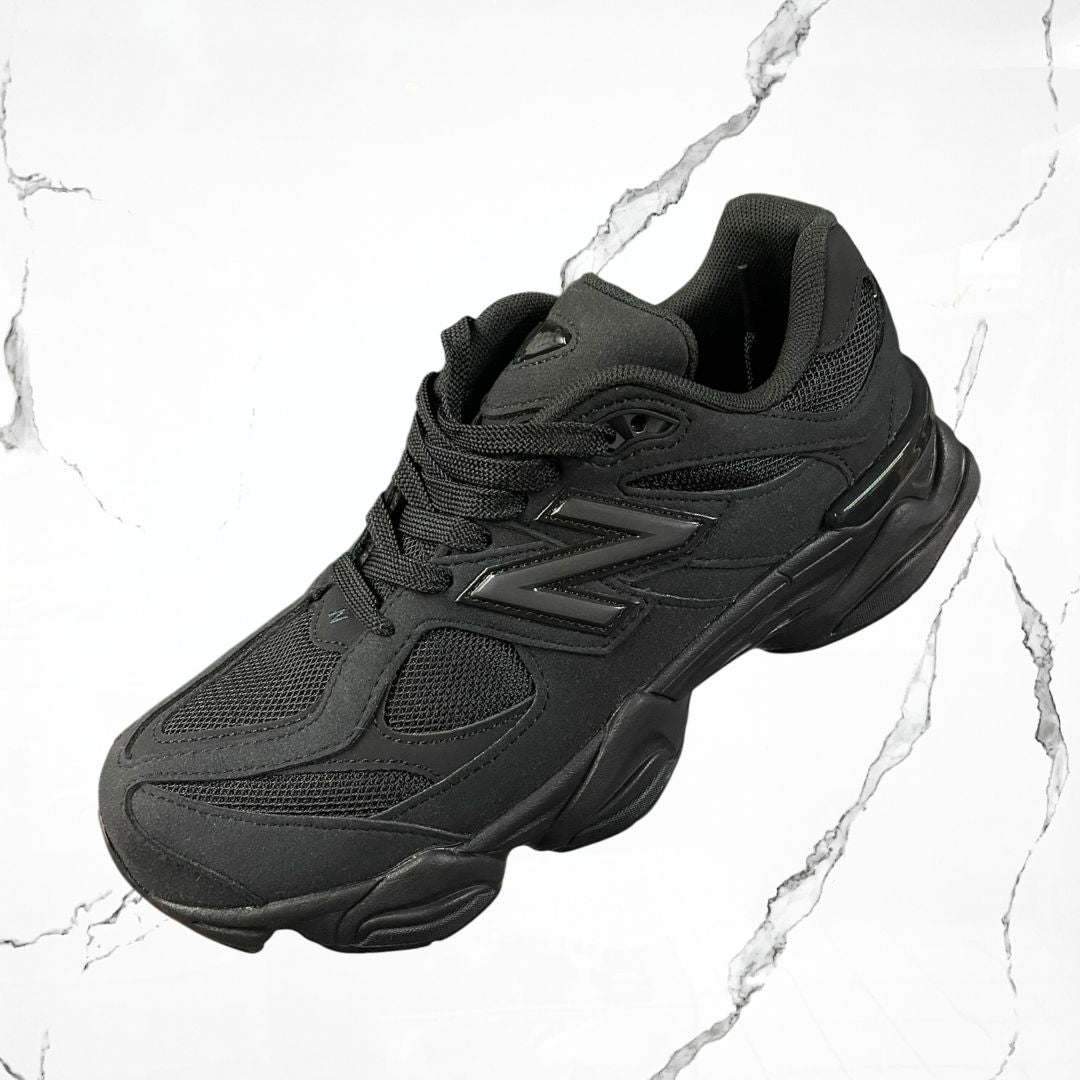New Balance 9060 Triple Black (GS) - Urban Utility