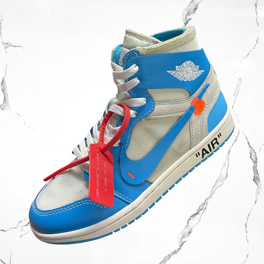 Jordan 1 High Off - White University Blue (De Uso) - Urban Utility