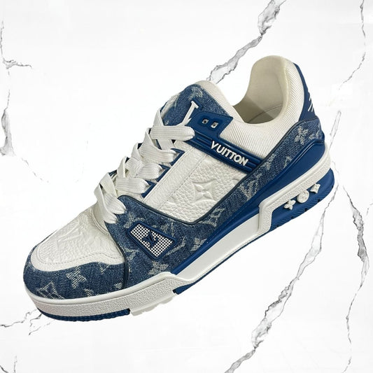 Louis Vuitton Trainer Monogram Denim (De Uso) - Urban Utility