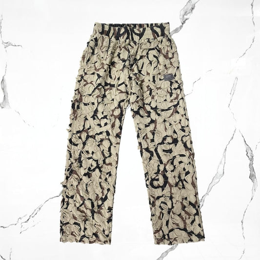 Revenge Boro R - Camo Distressed Sweatpants Yellow - Urban Utility