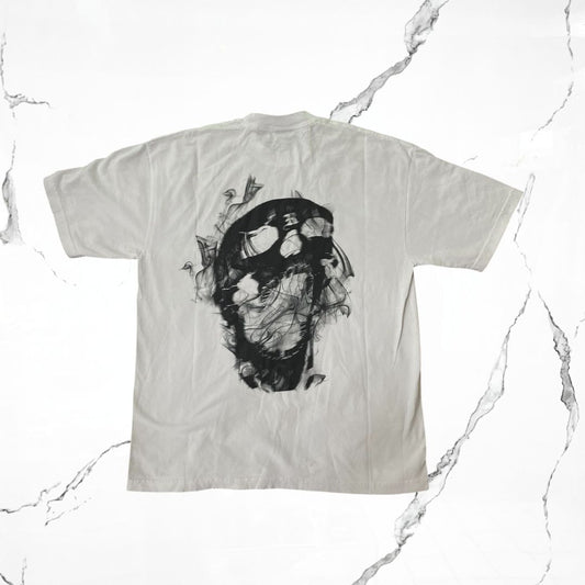 Revenge Smoke Lightning Logo White T-shirt - Urban Utility