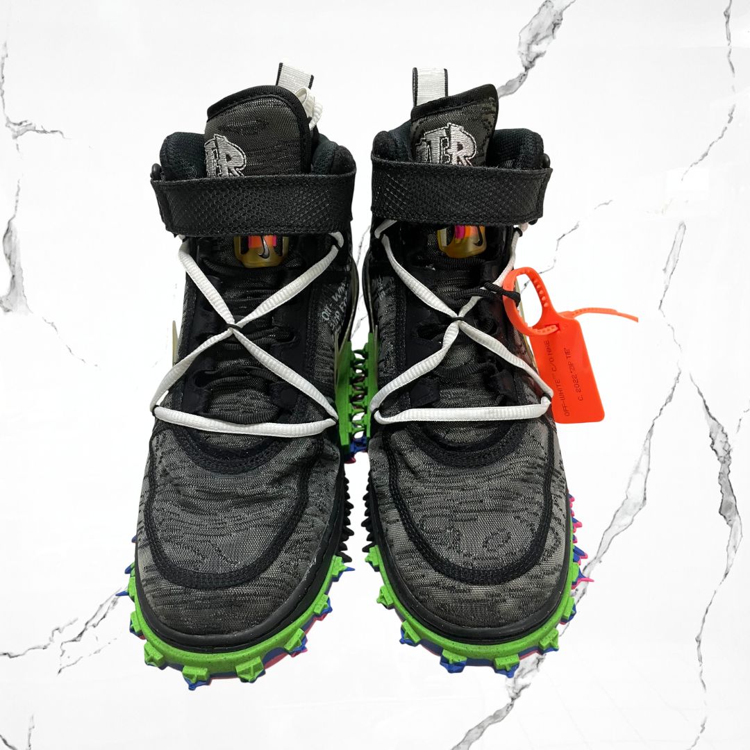 Nike Air Force 1 Mid Off - White Black (De Uso) - Urban Utility